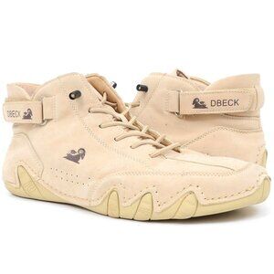 DBeck Men's Suede Hi-Top Sneakers Walking Hiking Waterproof Men's 11.5 EUR 45